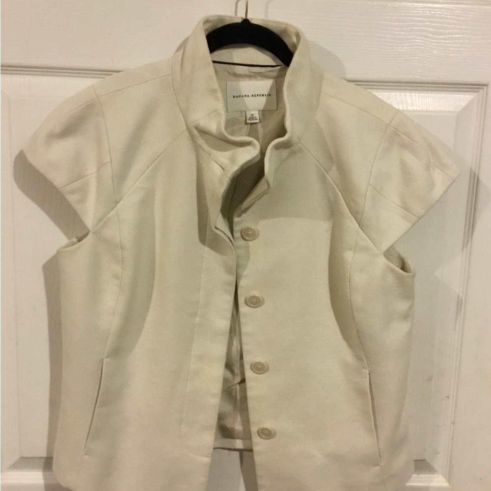 Banana Republic capped sleeved jacket size XL